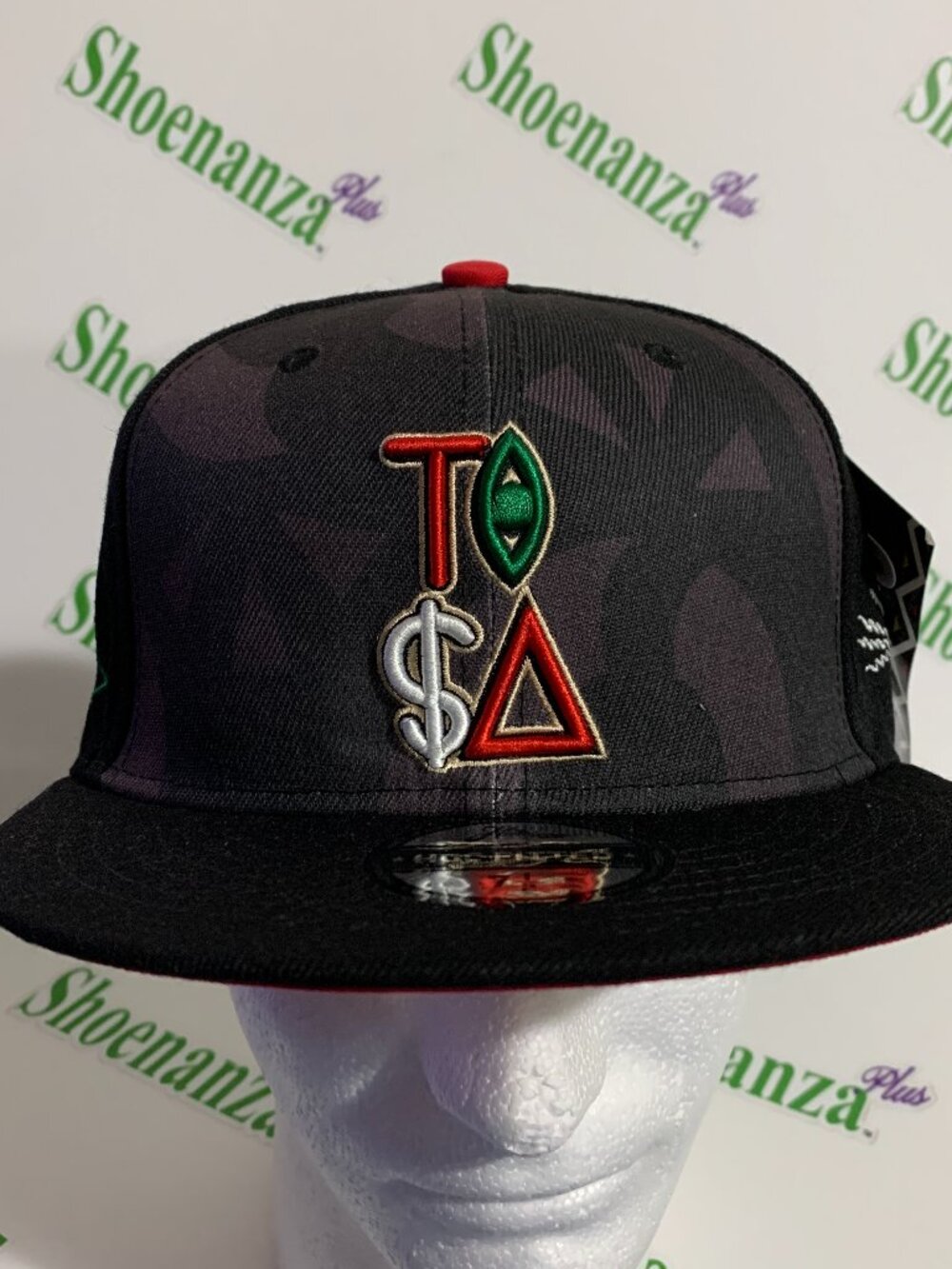 Headgear Classics Hat HGC Fitted TI$A TISA Vizion Black Red Gray Cap 7 1/2
